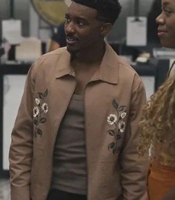 Bel-Air S03 Jordan L. Jones Brown Floral Jacket