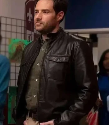 Ben Rappaport Grosse Pointe Garden Society S01 Leather Jacket