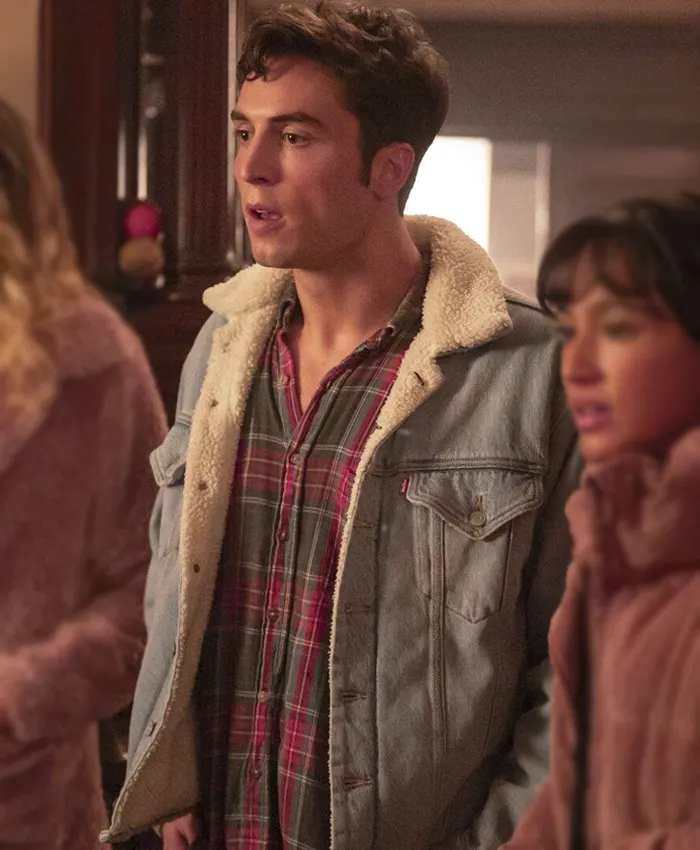 Benito Skinner Overcompensating S01 Shearling Denim Jacket Benito Skinner Overcompensating S01 Shearling Denim Jacket