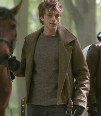 Benjamin Voisin Carême S01 Brown Coat