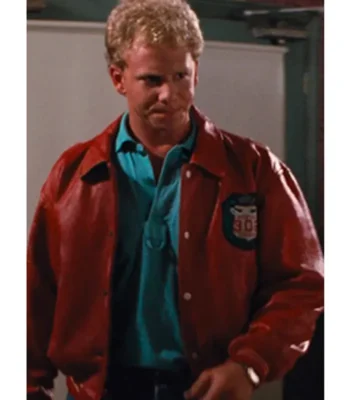 Beverly Hills 90210 Ian Ziering Red Leather Jacket