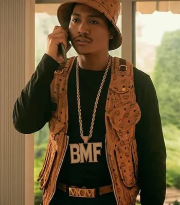 Big Meech Black Mafia Family S03 Brown Vest