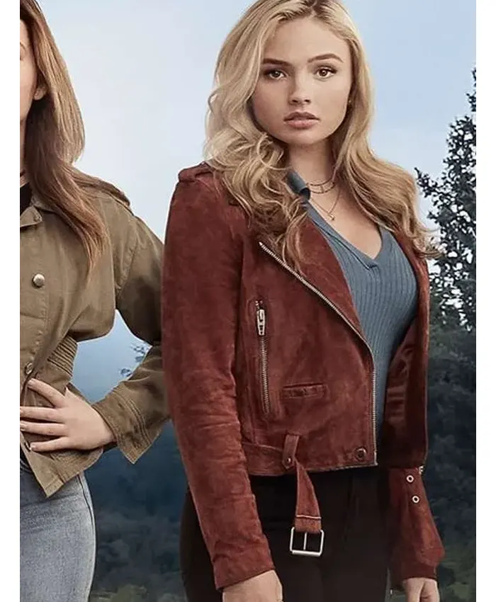 Big Sky Danielle Sullivan Suede Biker Jacket Big Sky Danielle Sullivan Suede Biker Jacket