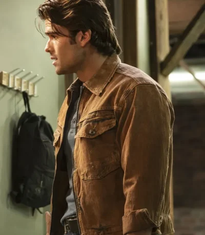 Blue Bennings 9-1-1 Nashville Brown Jacket