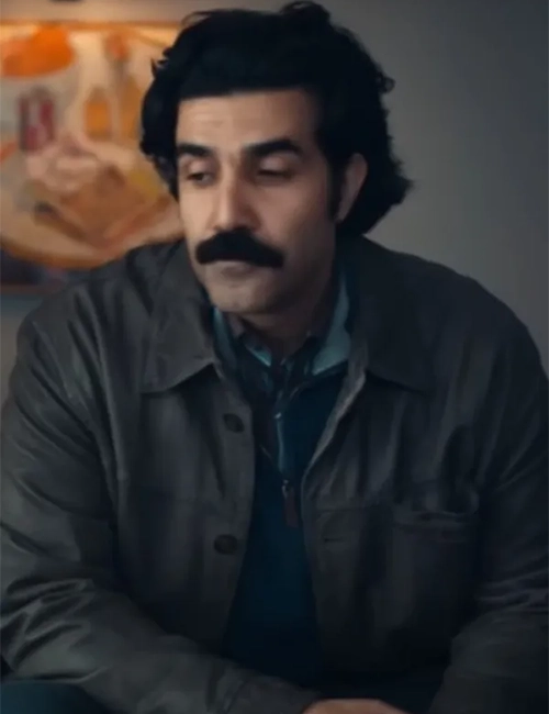 Bobby Naderi The Better Sister Grey Leather Jacket Bobby Naderi The Better Sister Grey Leather Jacket