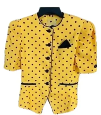 Boots Barbara Cope Polka Dot Blazer