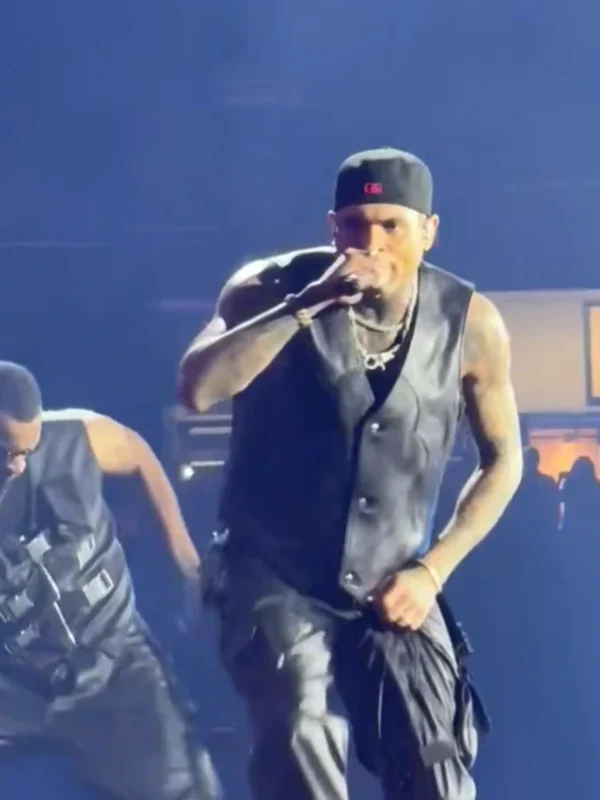 Boston Performance RnB Tour Chris Brown Vest