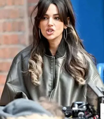 Brassic S07 Michelle Keegan Oversized Leather Jacket