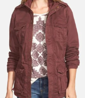 Bree Turner Grimm S05 Burgundy Jacket