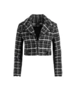 Brenda Song Running Point Cropped Jacket