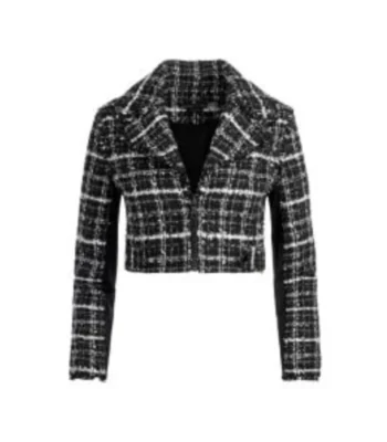 Brenda Song Running Point Cropped Jacket
