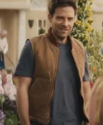 Brett Navson Grosse Pointe Garden Society Brown Vest