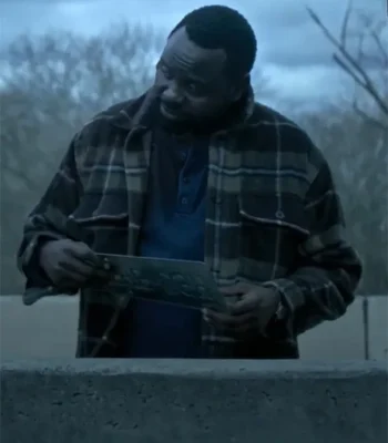 Brian Tyree Henry Dope Thief Wool Checkered Jacket