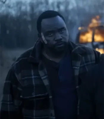 Brian Tyree Henry Dope Thief Wool Checkered Jacket