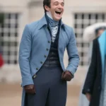 Bridgerton Luke Thompson Blue Coat