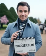 Bridgerton Luke Thompson Blue Coat