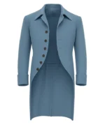 Bridgerton Luke Thompson Blue Coat