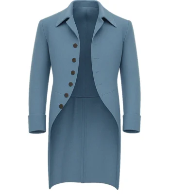 Bridgerton Luke Thompson Blue Coat