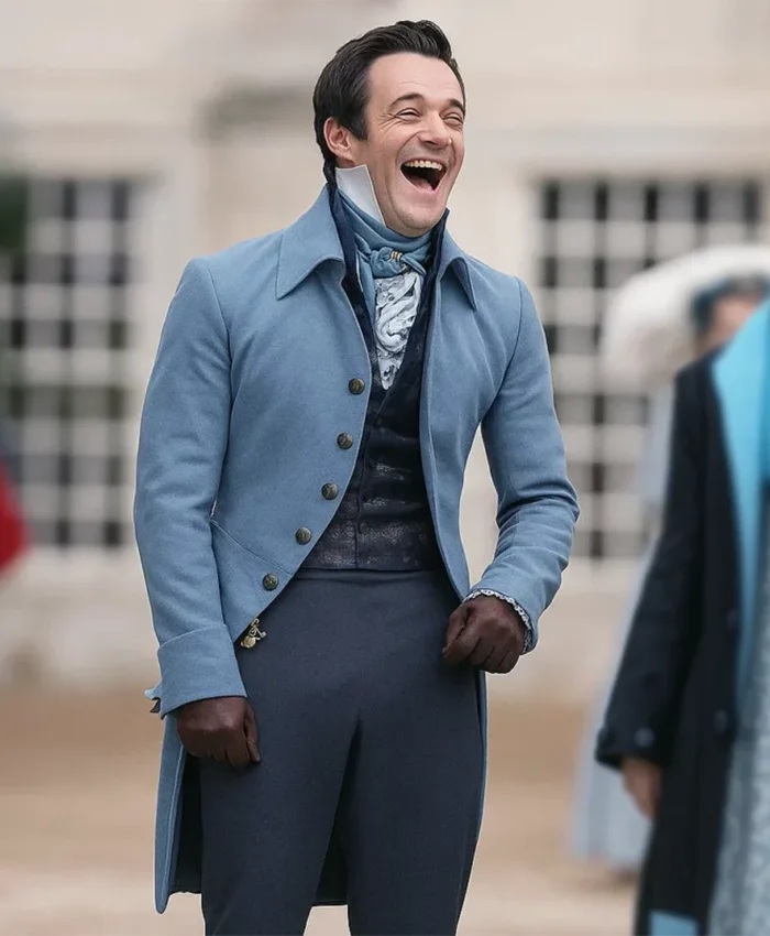 Bridgerton Luke Thompson Blue Coat Bridgerton Luke Thompson Blue Coat