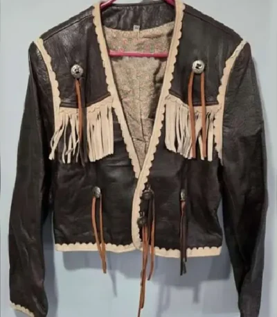 Brilliant Minds S02 Celeste Desjardins Fringe Jacket