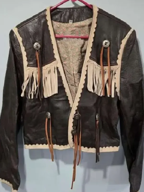 Brilliant Minds S02 Celeste Desjardins Fringe Jacket