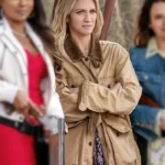 Brittany Snow The Hunting Wives S01 Brown Jacket