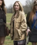 Brittany Snow The Hunting Wives S01 Brown Jacket