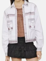 Bushra Deli Boys S01 White Embroidered Jacket