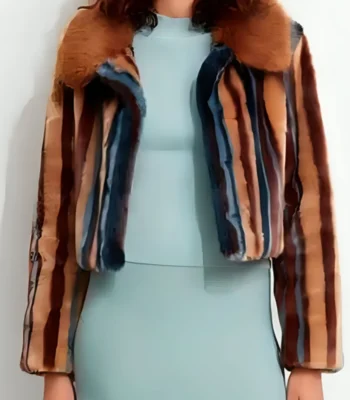 High Potential Kaitlin Olson Striped Jacket