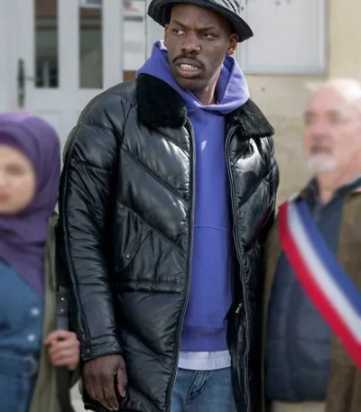 Represent S02 Jean-Pascal Zadi Black Puffer Jacket