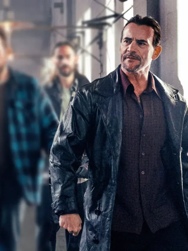 CM Punk Revival S01 Black Leather Coat