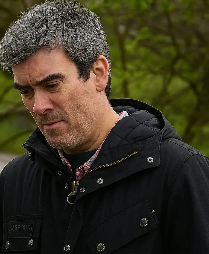 Cain Dingle Emmerdale Black Jacket Cain Dingle Emmerdale Black Jacket