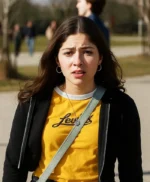 Caitlyn Torres Motorheads S01 Black Cropped Jacket