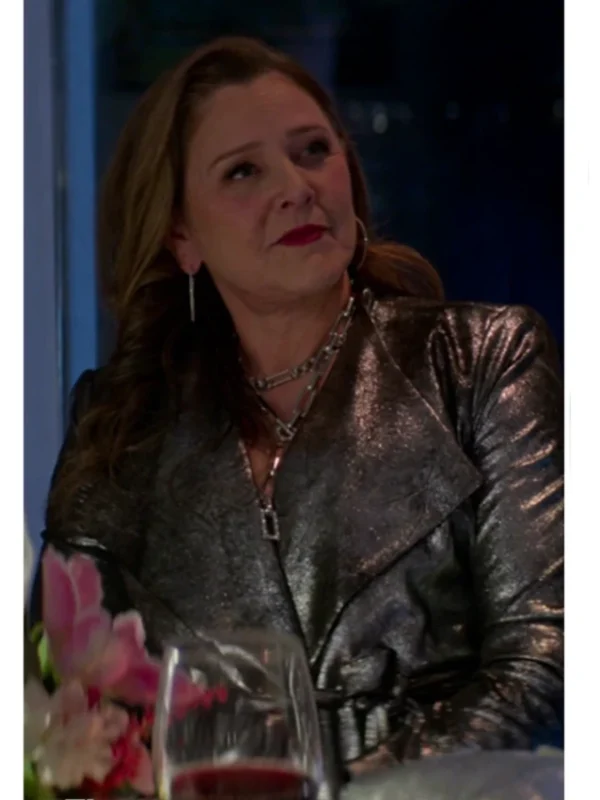Camryn Manheim Murder in a Small Town S02 Metallic Jacket