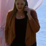 Camryn Manheim Murder in a Small Town S02 Suede Jacket