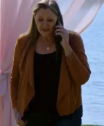 Camryn Manheim Murder in a Small Town S02 Suede Jacket