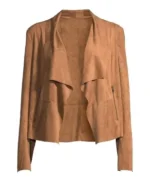 Camryn Manheim Murder in a Small Town S02 Suede Jacket