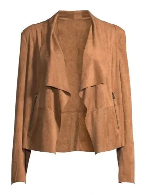 Camryn Manheim Murder in a Small Town S02 Suede Jacket