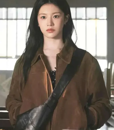 Can This Love Be Translated Cha Mu-hee Brown Suede Jacket