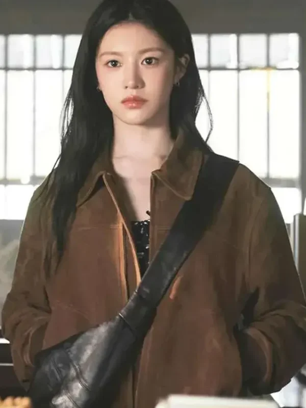 Can This Love Be Translated Cha Mu-hee Brown Suede Jacket