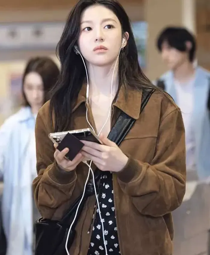 Can This Love Be Translated Cha Mu-hee Brown Suede Jacket Can This Love Be Translated Cha Mu-hee Brown Suede Jacket