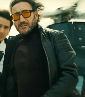 Carlos Santos Billionaires’ Bunker S01 Black Leather Jacket