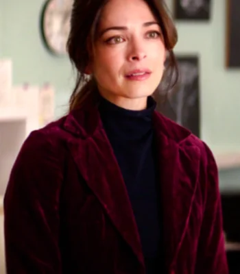 Cassandra Lee Murder in a Small Town S02 Velvet Blazer