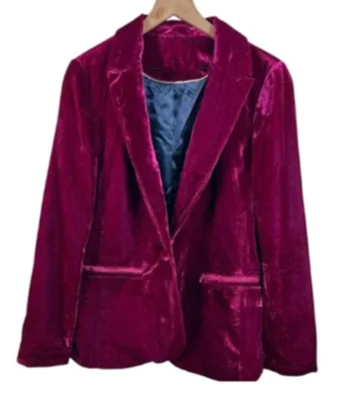 Cassandra Lee Murder in a Small Town S02 Velvet Blazer