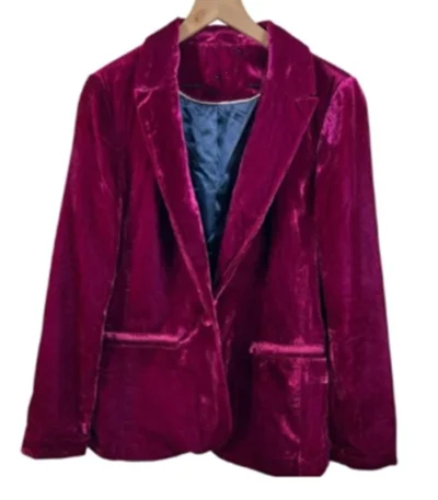 Cassandra Lee Murder in a Small Town S02 Velvet Blazer