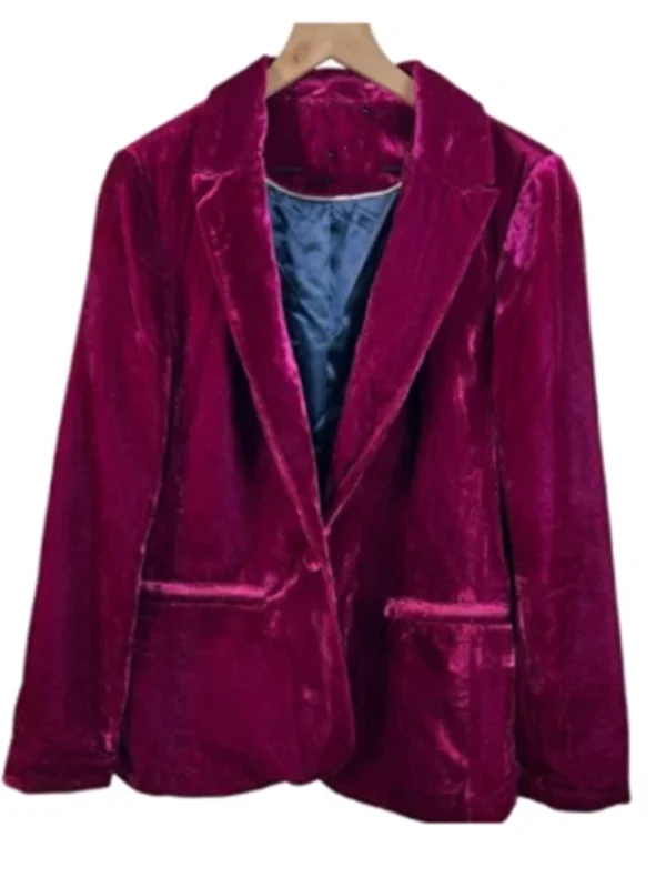 Cassandra Lee Murder in a Small Town S02 Velvet Blazer