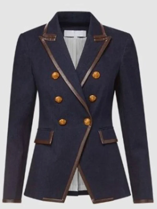 Catherine Tate Going Dutch Blue Blazer