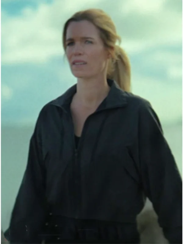 Cecilie Secrets We Keep S01 Black Running Jacket