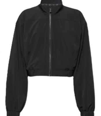 Cecilie Secrets We Keep S01 Black Running Jacket