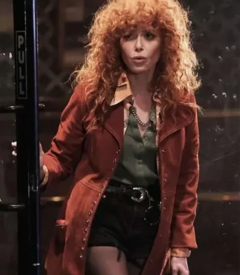Charlie Cale Poker Face S02 Suede Leather Coat